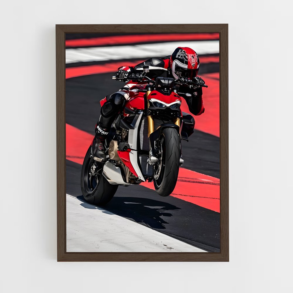 Poster Ride à Fond – affiche Ducati (vue 5)